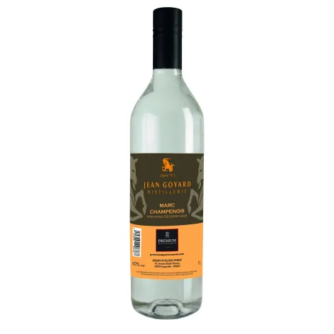 1l bottle of Jean Goyard Marc Champenois 60% vol concentrated culinary alcohol